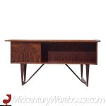 Peter Lovig Nielsen Mid Century Danish Rosewood Boomerang Desk