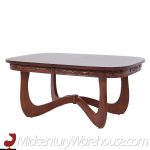 Witco Style Pulaski Oceanic Mid Century Expanding Dining Table with 2 Leaves