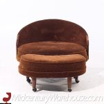 Adrian Pearsall for Craft Associates Mid Century Havana Chairs with Ottomans - Pair