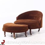 Adrian Pearsall for Craft Associates Mid Century Havana Chair with Ottoman