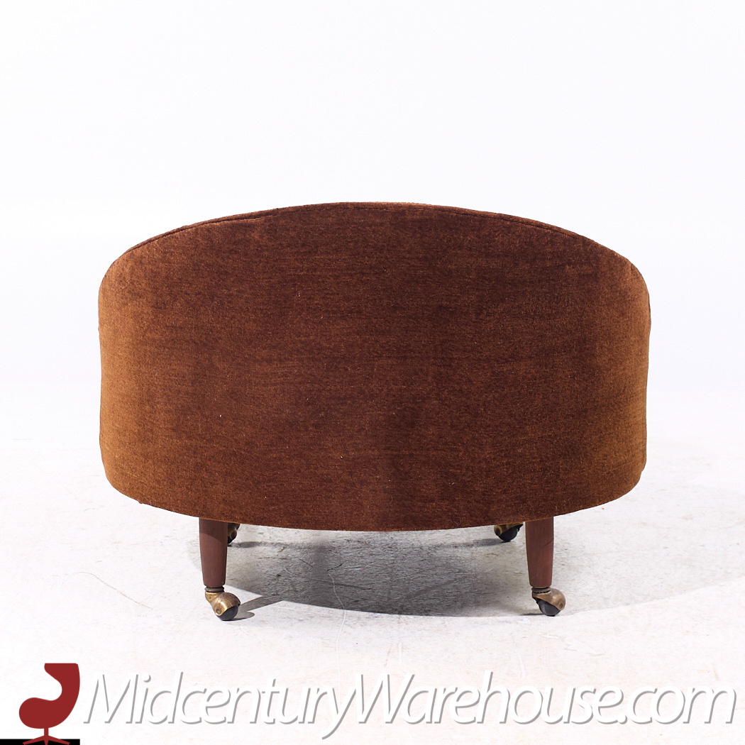 Adrian Pearsall for Craft Associates Mid Century Havana Chair with Ottoman