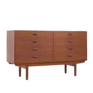 Børge Mogensen for Søborg Møbelfabrik Mid Century Danish Teak Lowboy Dresser