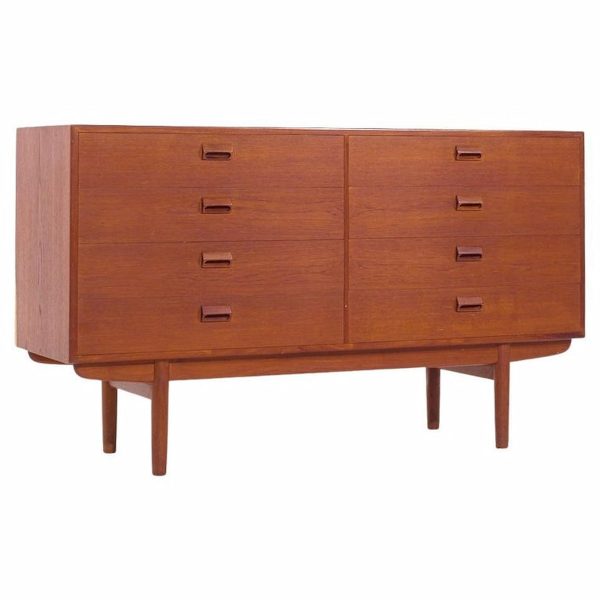 børge mogensen for søborg møbelfabrik mid century danish teak lowboy dresser