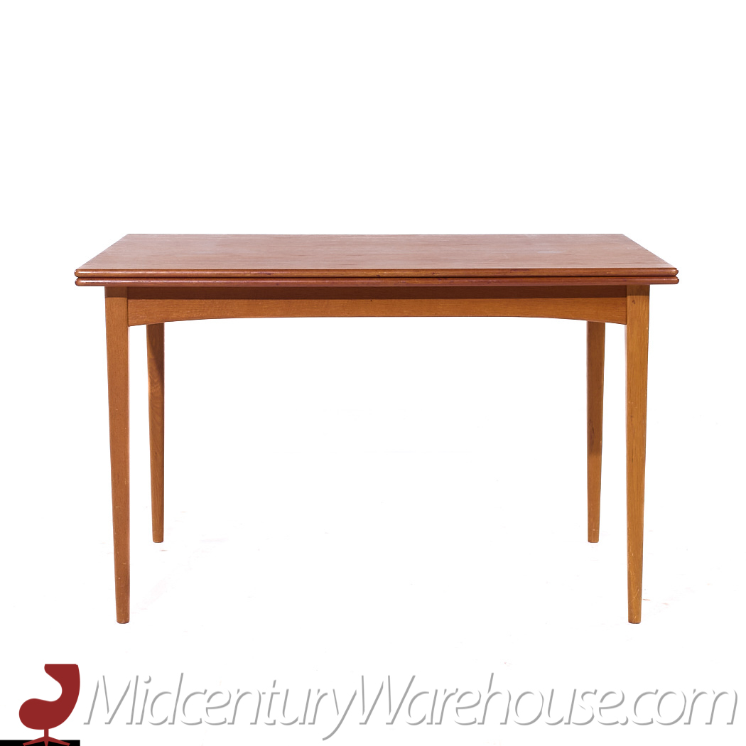 Dux Mid Century Danish Teak Flip Top Dining Table