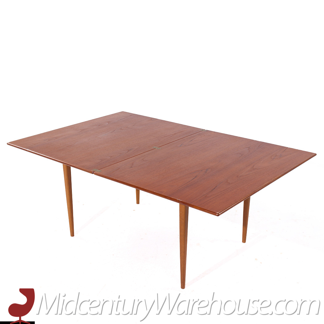 Dux Mid Century Danish Teak Flip Top Dining Table