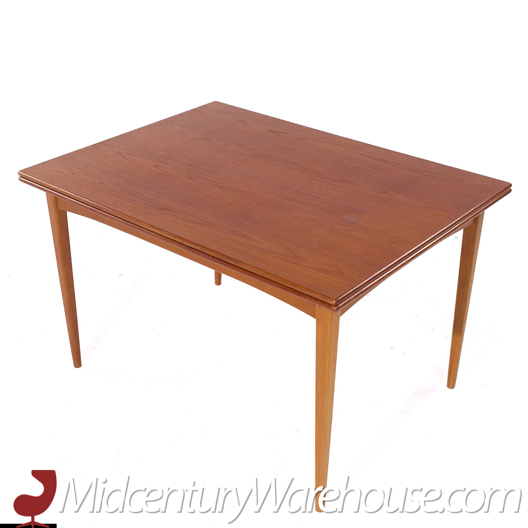 Dux Mid Century Danish Teak Flip Top Dining Table