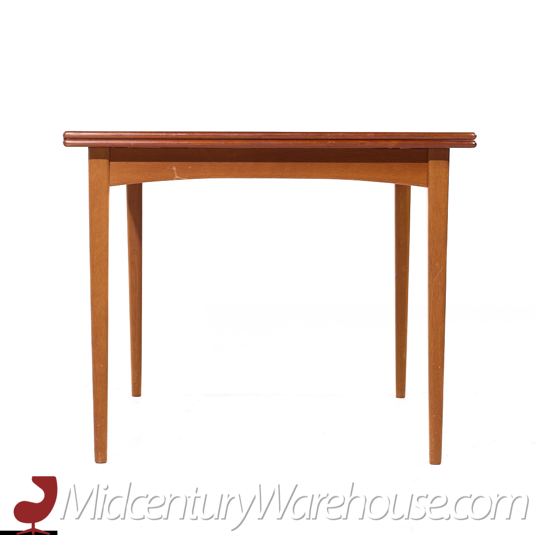 Dux Mid Century Danish Teak Flip Top Dining Table