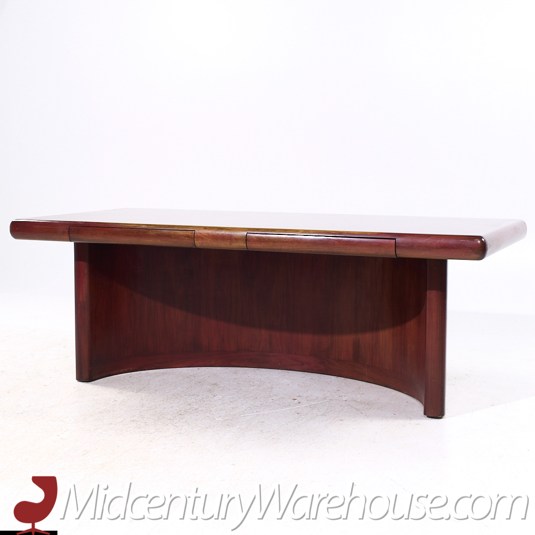 Dyrlund Skyline Mid Century Danish Rosewood Executive Desk