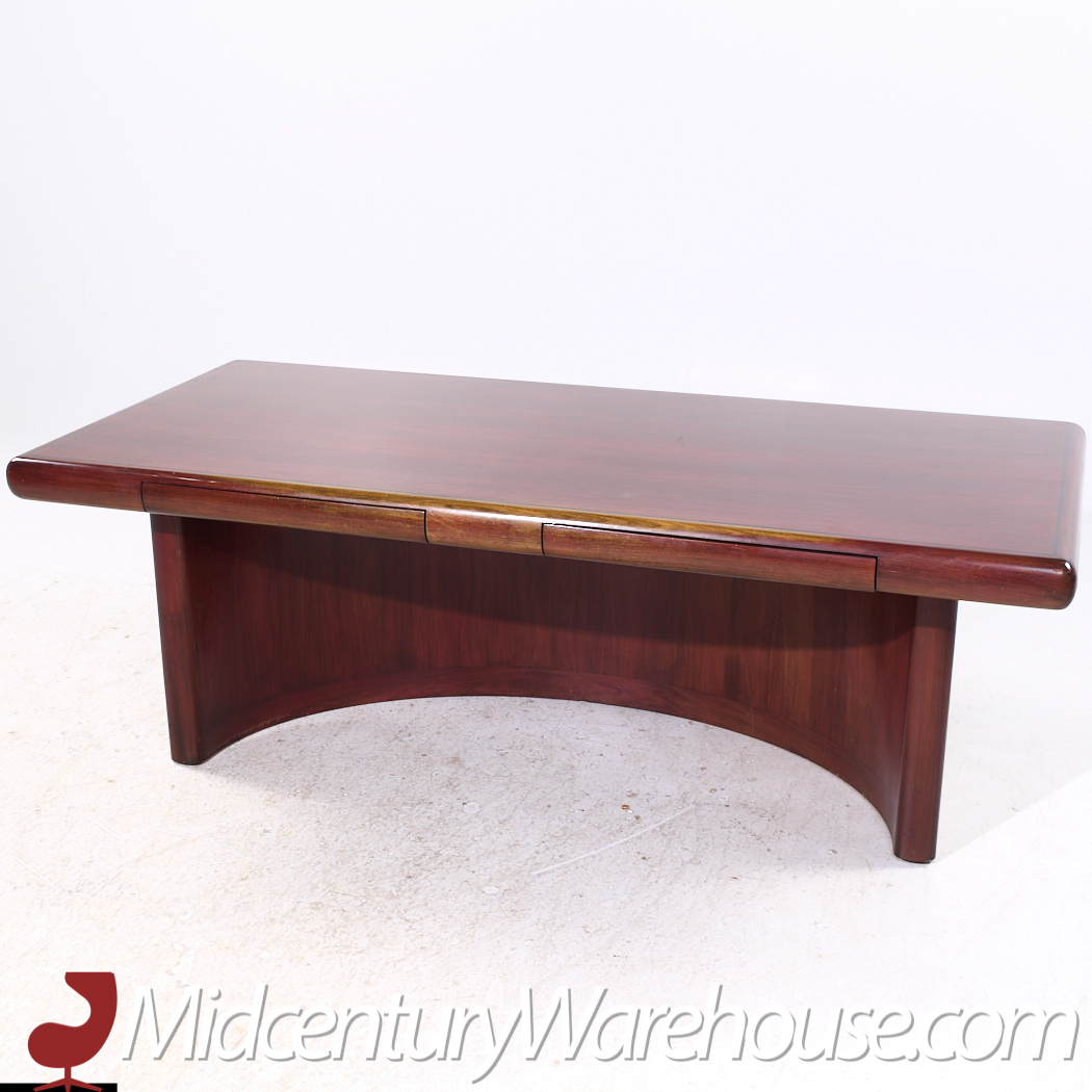 Dyrlund Skyline Mid Century Danish Rosewood Executive Desk