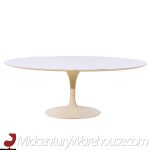 Eero Saarinen for Knoll Mid Century 78 Inch Oval Tulip Dining Table