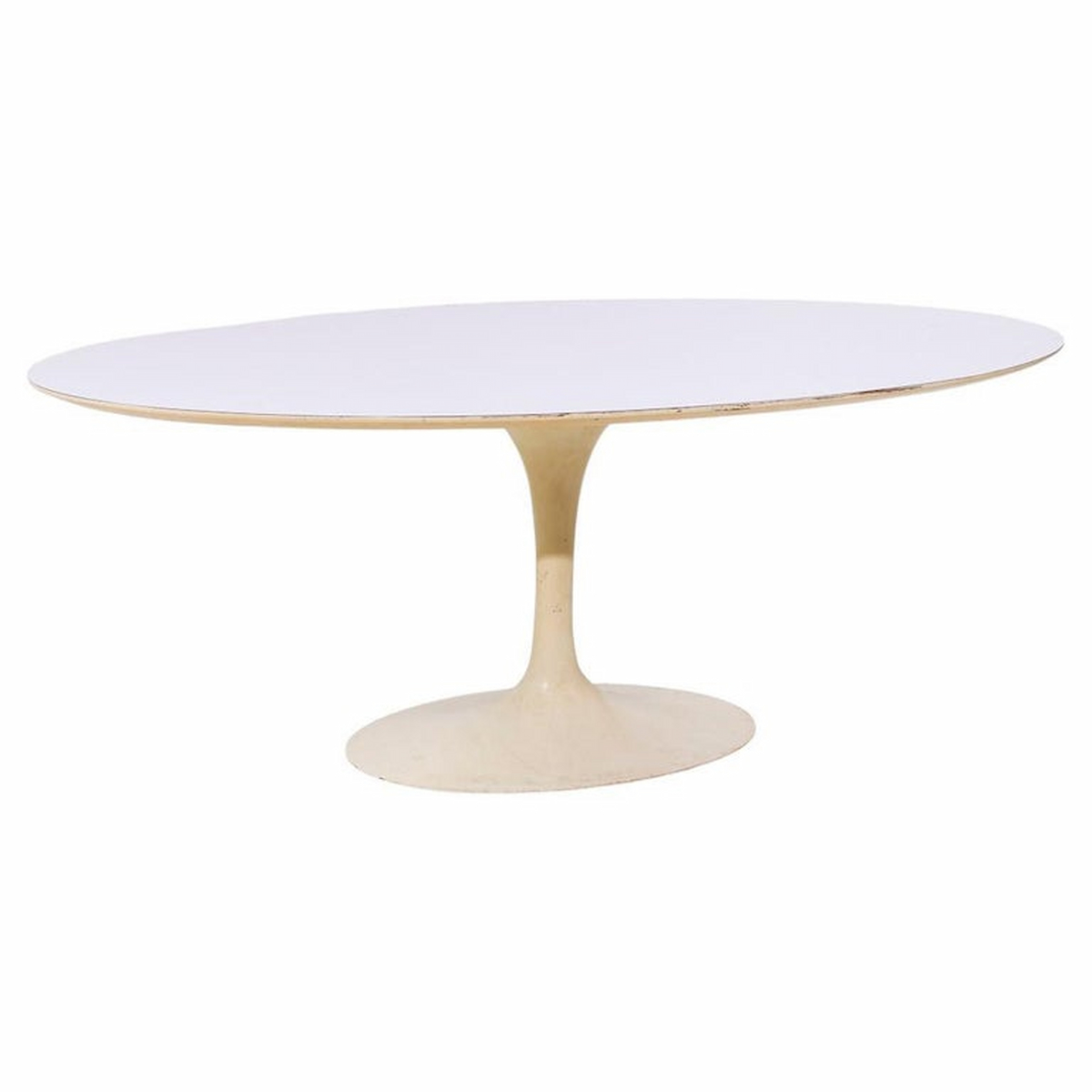 Eero Saarinen for Knoll Mid Century 78 Inch Oval Tulip Dining Table