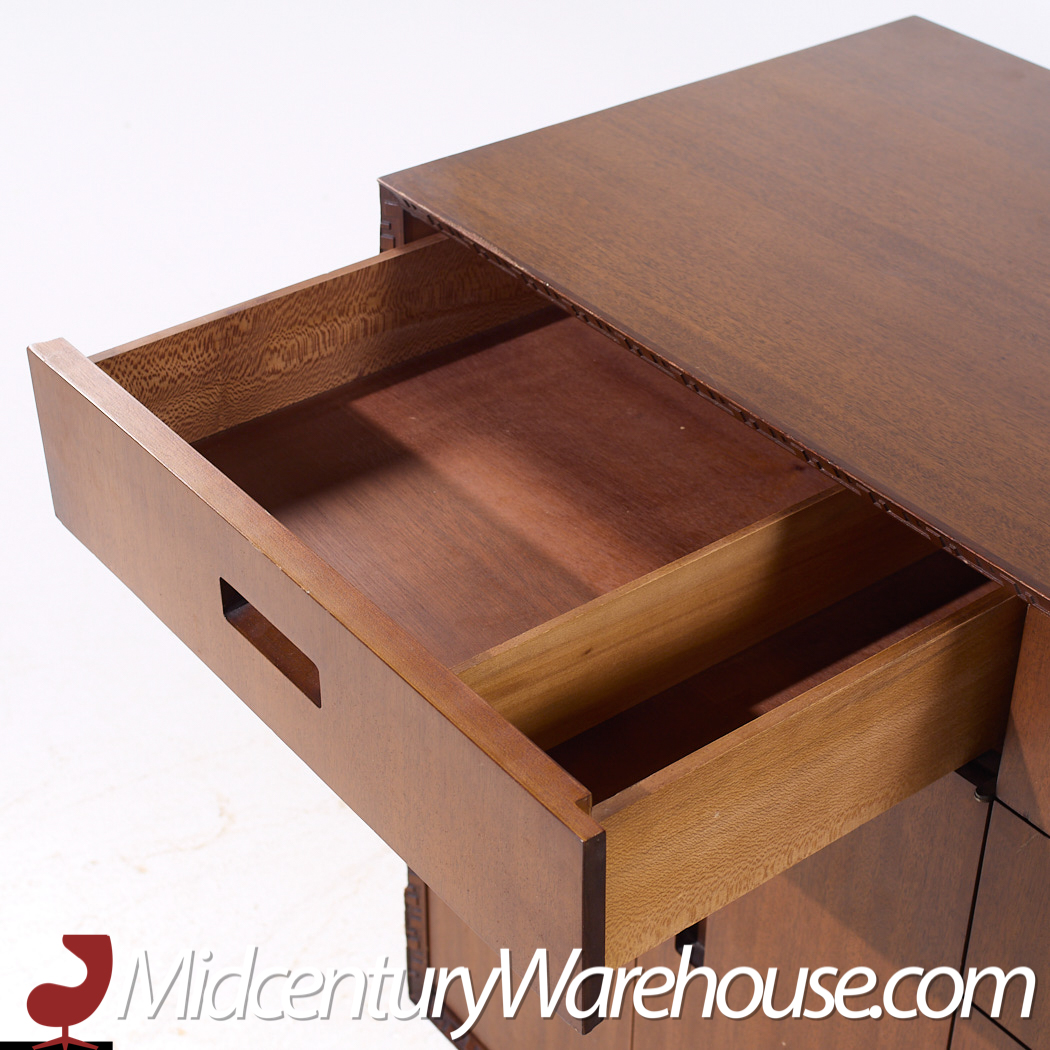 Frank Lloyd Wright for Heritage Henredon 'taliesin' Mahogany Credenza