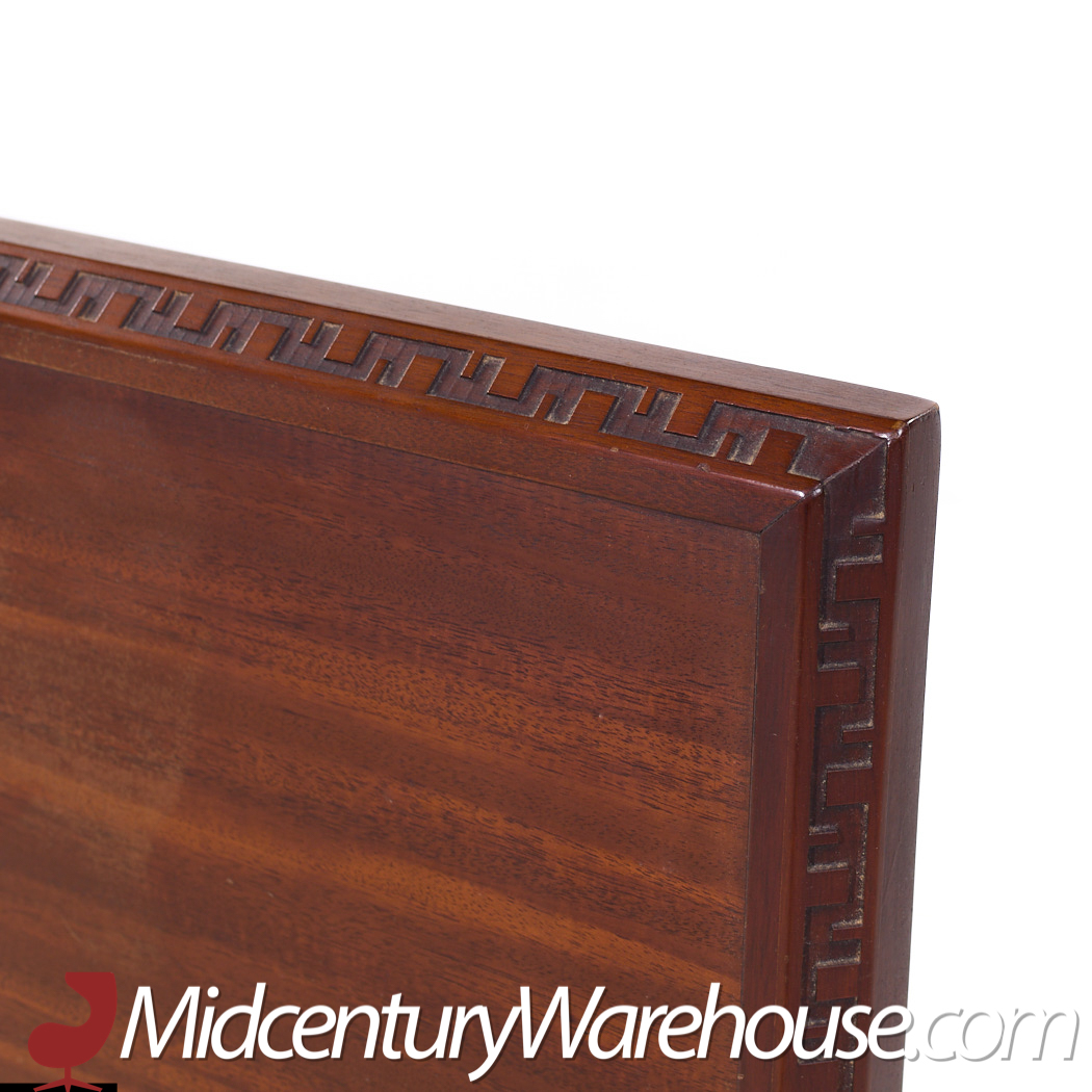 Frank Lloyd Wright for Heritage Henredon 'taliesin' Mid Century Mahogany Full Headboard