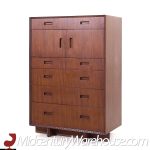 Frank Lloyd Wright for Heritage Henredon 'taliesin' Mid Century Mahogany Highboy Dresser