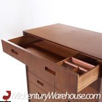 Frank Lloyd Wright for Heritage Henredon 'taliesin' Mid Century Mahogany Highboy Dresser