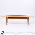 Grete Jalk for Poul Jeppesen Mid Century Danish Teak Surfboard Coffee Table