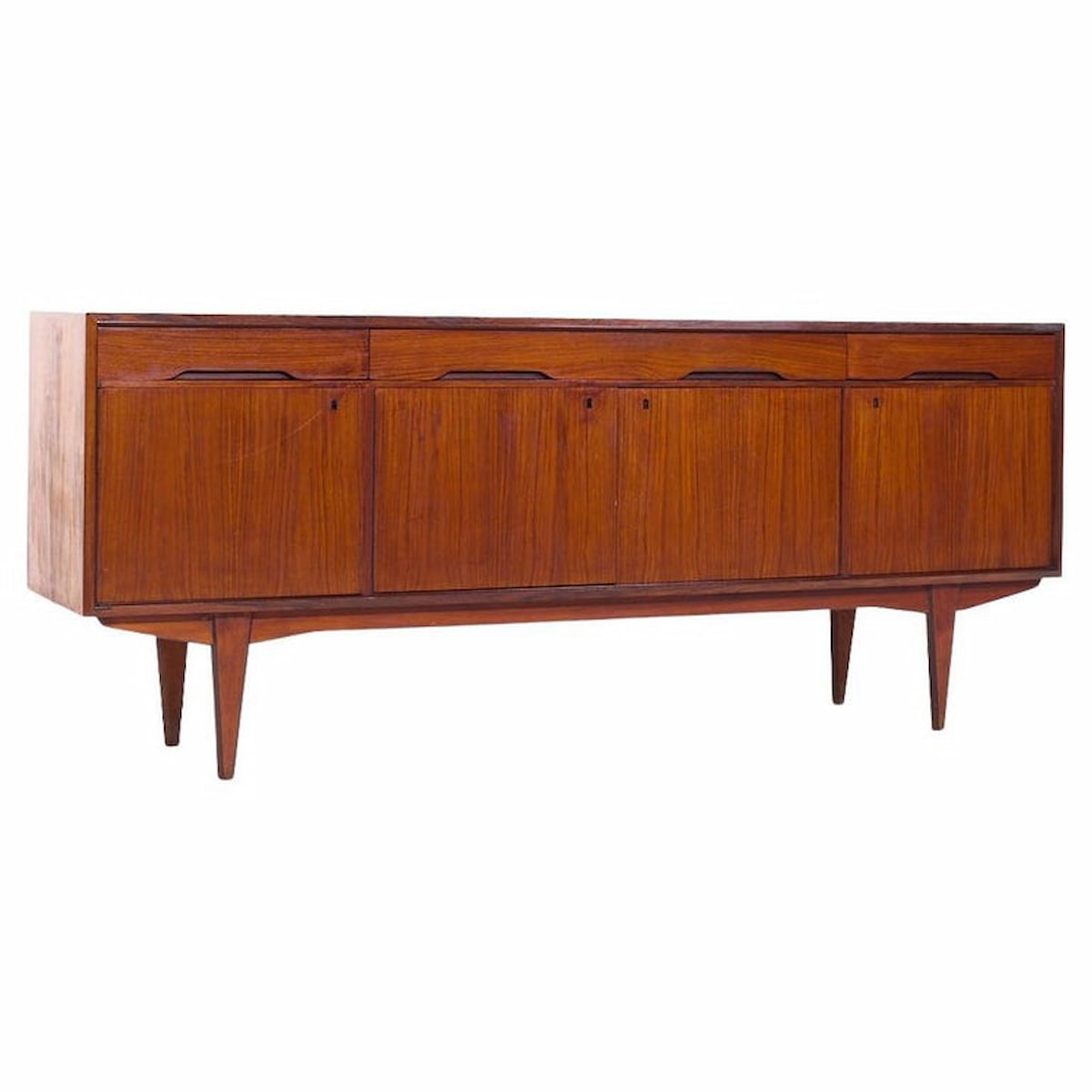 Gustav Bahus Mid Century Norwegian Teak Credenza