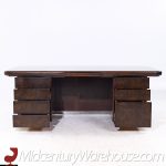 Helikon Mid Century Burlwood Executive Desk