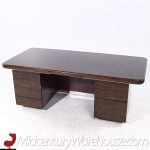 Helikon Mid Century Burlwood Executive Desk