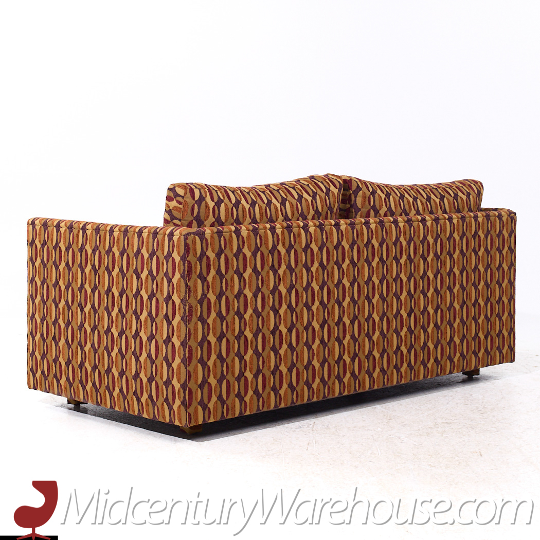 Jack Lenor Larsen Style Mid Century Loveseat Sofa