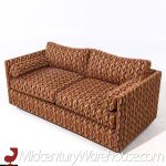 Jack Lenor Larsen Style Mid Century Loveseat Sofa