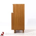 John Keal for Brown Saltman Mid Century Bleached Mahogany Gentlemans Chest Highboy Dresser