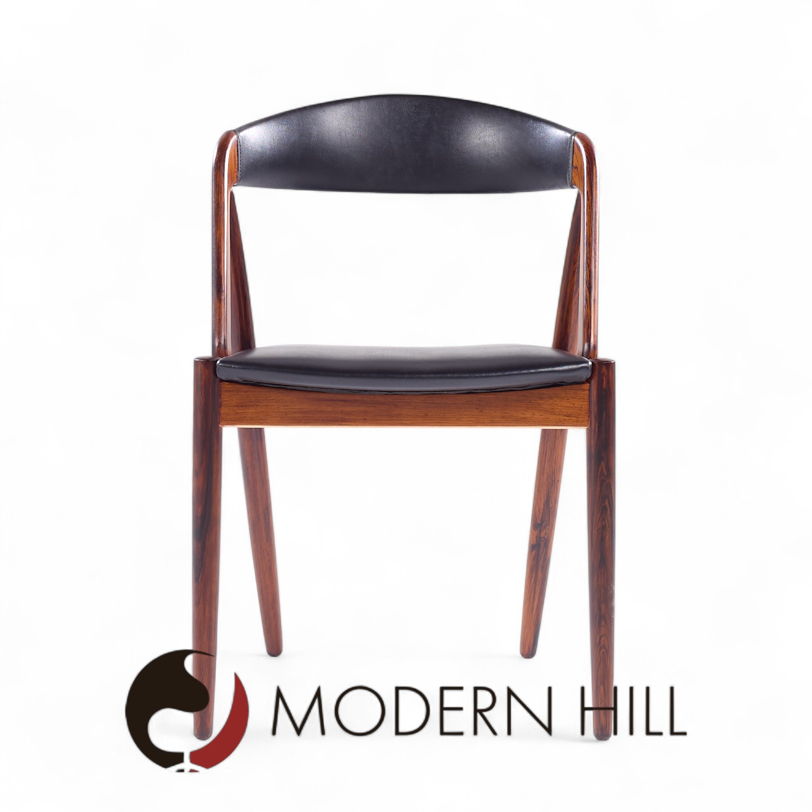 Kai Kristiansen Mid Century Danish Teak Dining Chairs - Set of 10
