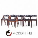 Kai Kristiansen Mid Century Danish Teak Dining Chairs - Set of 10
