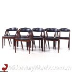 Kai Kristiansen Mid Century Danish Teak Dining Chairs - Set of 10