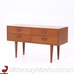 Kai Kristiansen for Fm Møbler Mid Century Small Teak Chest Dresser