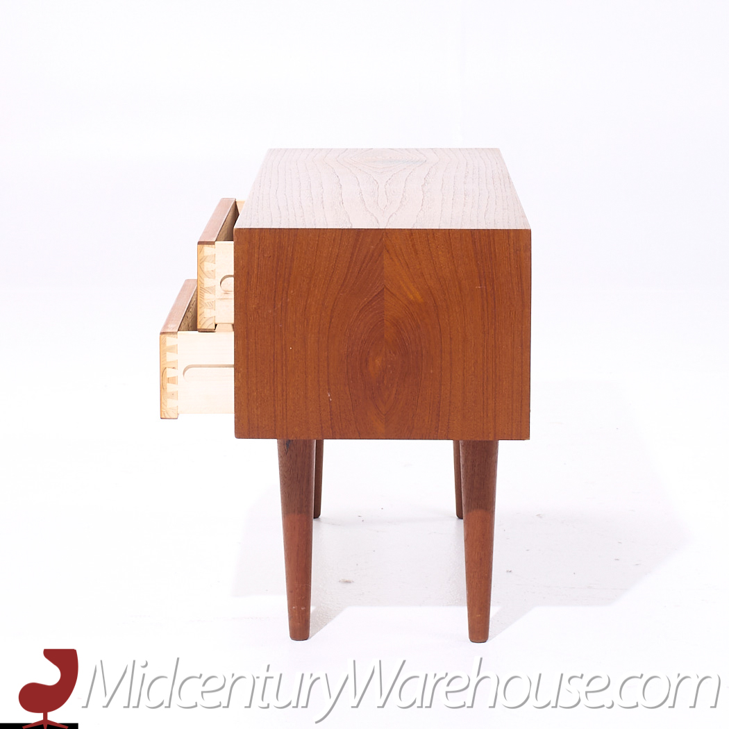 Kai Kristiansen for Fm Møbler Mid Century Small Teak Chest Dresser