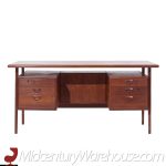 Kai Kristiansen for Fm Møbler Model Fm60 Mid Century Danish Teak Floating Desk