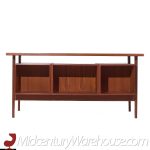 Kai Kristiansen for Fm Møbler Model Fm60 Mid Century Danish Teak Floating Desk