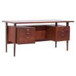 Kai Kristiansen for Fm Møbler Model Fm60 Mid Century Danish Teak Floating Desk