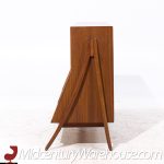 Kipp Stewart for Drexel Declaration Mid Century Walnut Bookcase Shelf