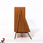 Kipp Stewart for Drexel Declaration Mid Century Walnut Bookcase Shelf