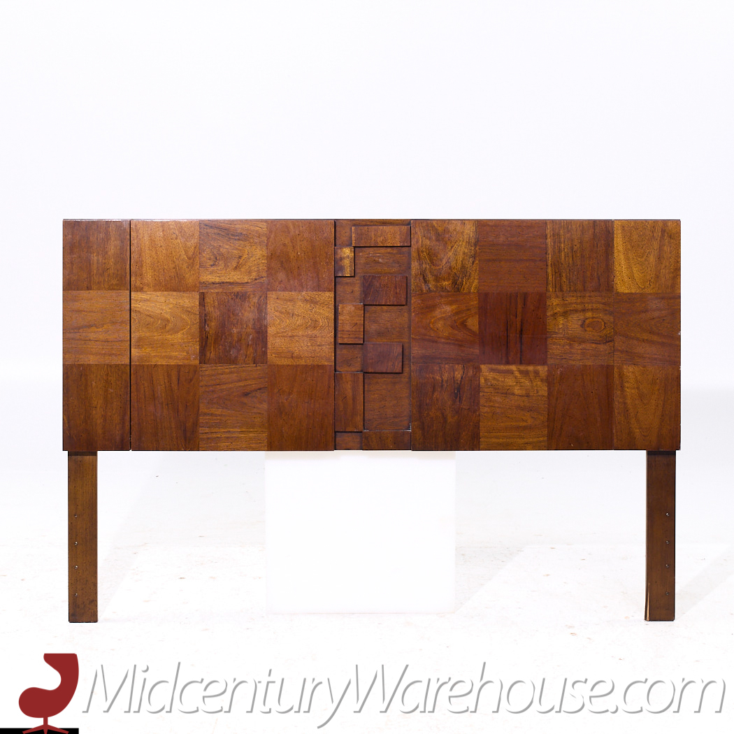 Lane Staccato Mid Century Walnut Queen Headboard