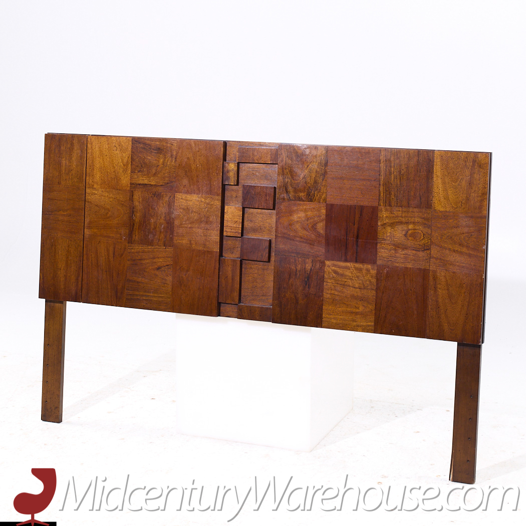 Lane Staccato Mid Century Walnut Queen Headboard