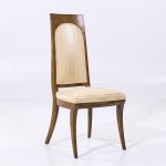 Mastercraft Mid Century Burlwood Dining Chairs - Set of 4