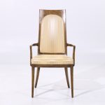 Mastercraft Mid Century Burlwood Dining Chairs - Set of 4