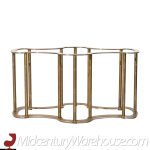 Mastercraft Mid Century Solid Brass Faux Bamboo Dining Table Base