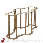 Mastercraft Mid Century Solid Brass Faux Bamboo Dining Table Base