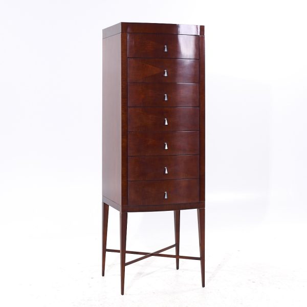 Michael Vanderbyl for Baker Furniture Archetype Mid Century Mahogany Lingerie Chest