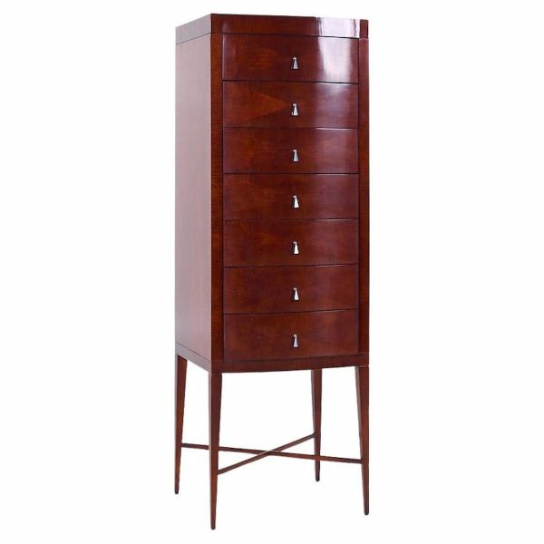 Michael Vanderbyl for Baker Furniture Archetype Mid Century Mahogany Lingerie Chest