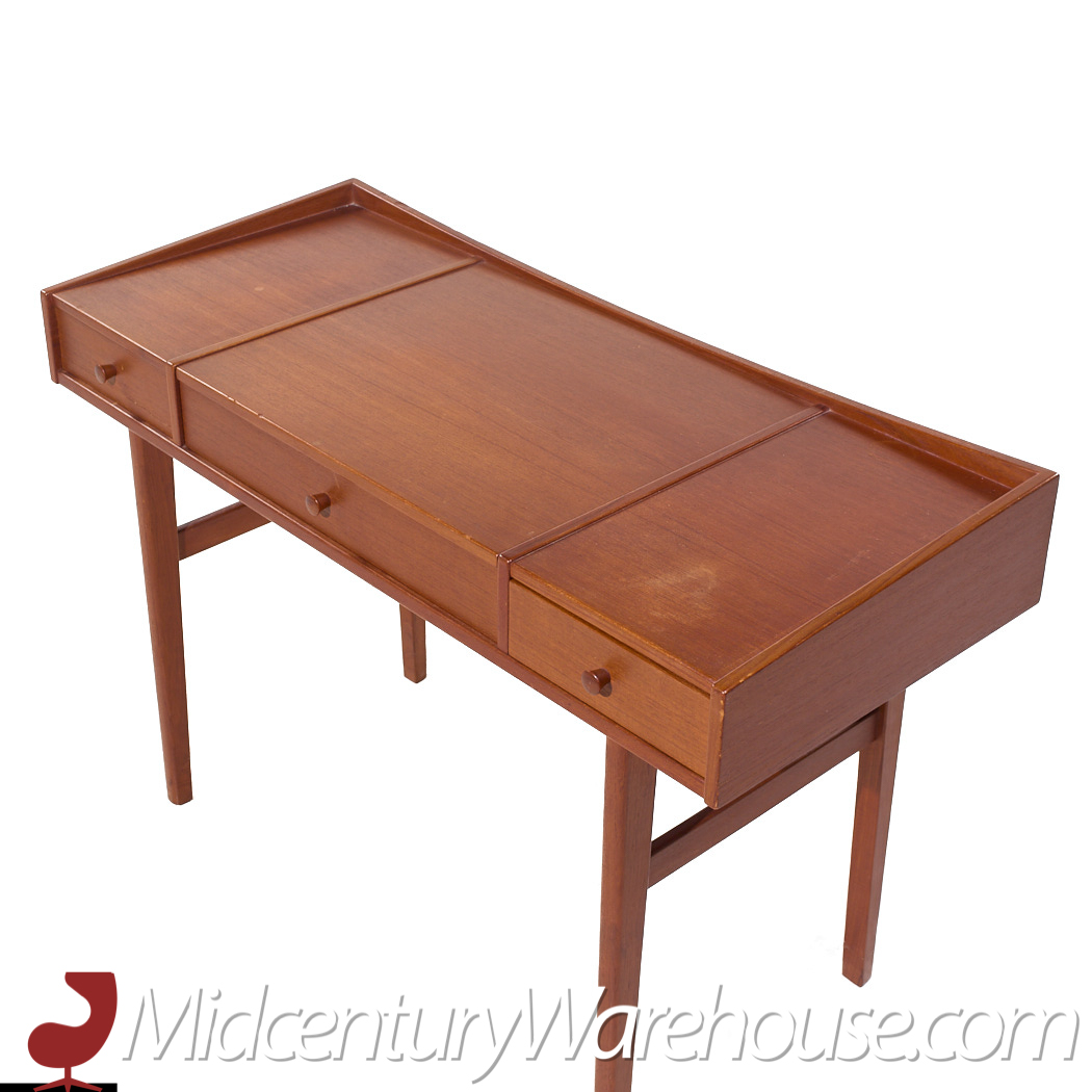 Mid Century Danish Teak Vanity Desk