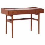 Mid Century Danish Teak Vanity Desk