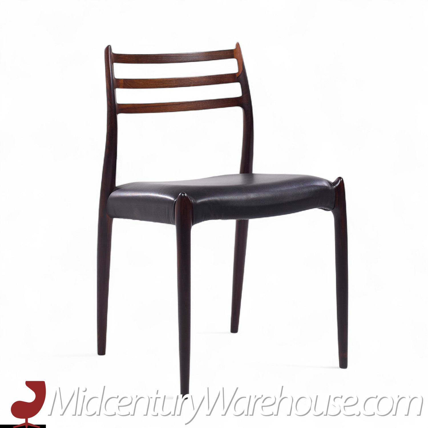 Niels Moller Models 78 & 62 Mid Century Danish Rosewood Dining Chairs - Set of 6