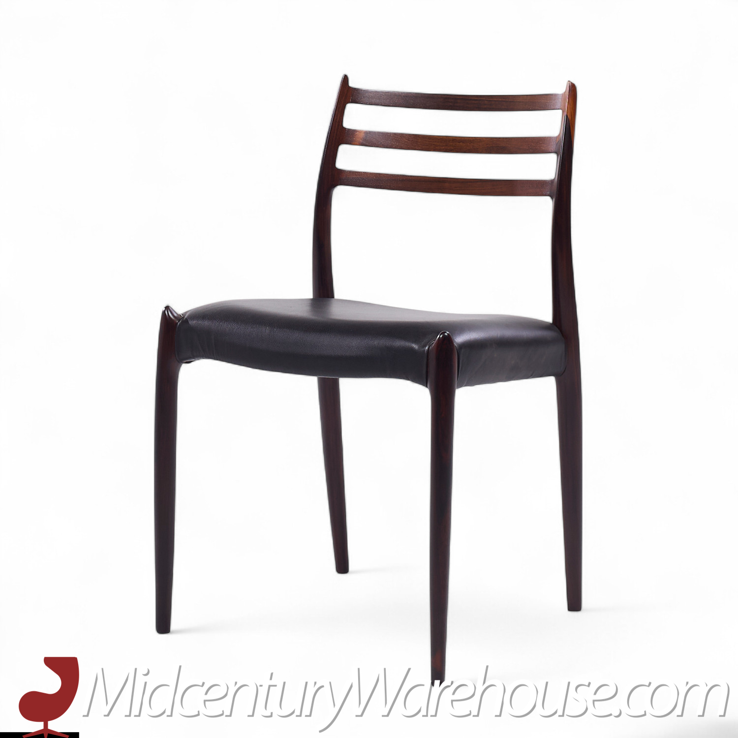 Niels Moller Models 78 & 62 Mid Century Danish Rosewood Dining Chairs - Set of 6