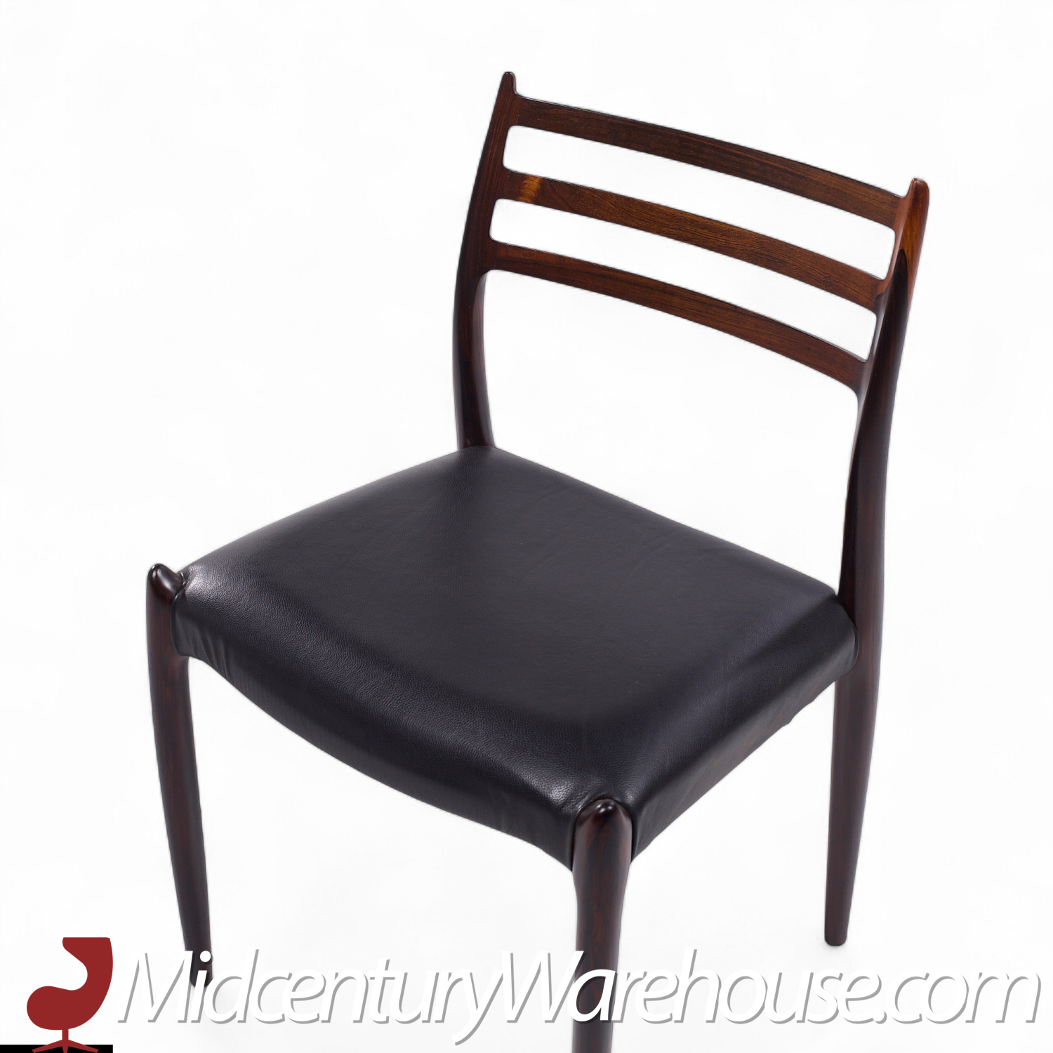 Niels Moller Models 78 & 62 Mid Century Danish Rosewood Dining Chairs - Set of 6