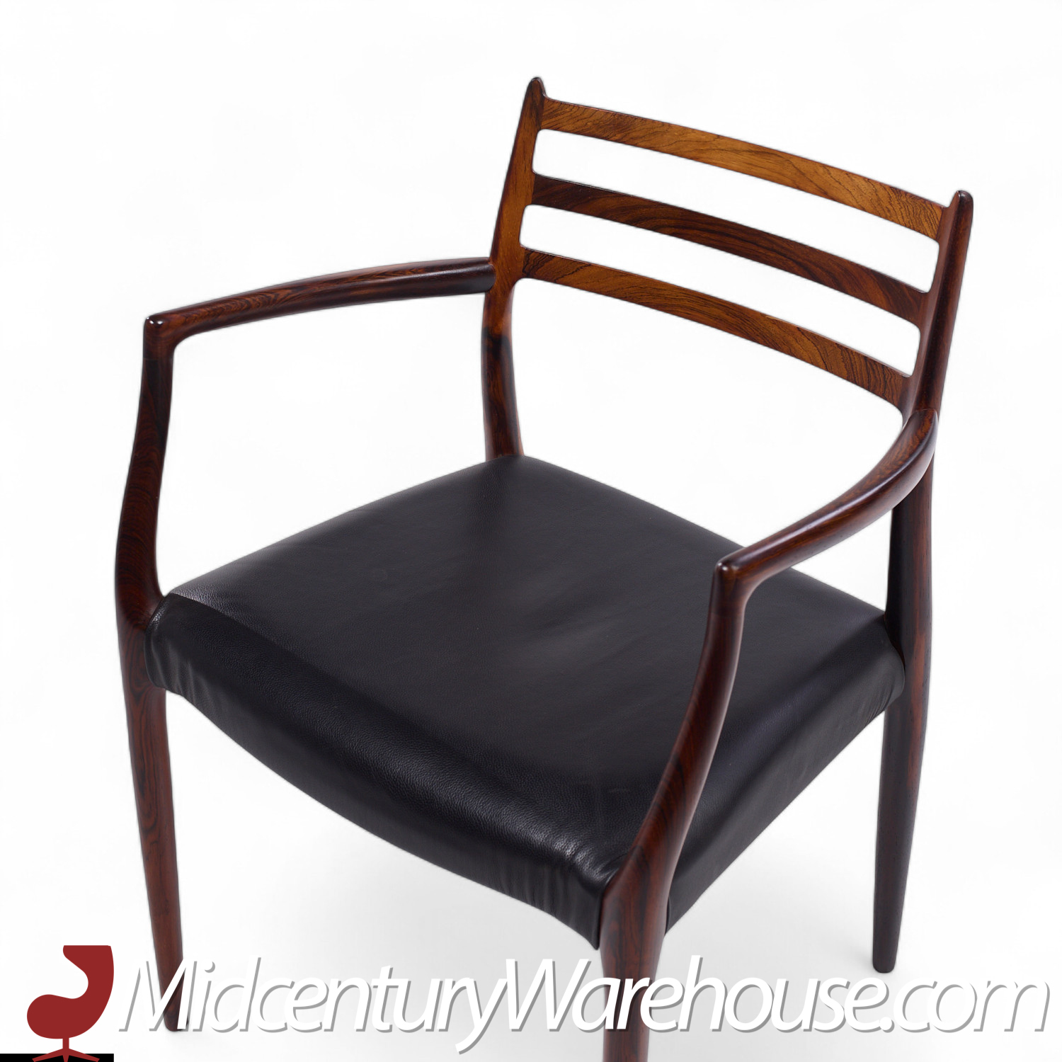 Niels Moller Models 78 & 62 Mid Century Danish Rosewood Dining Chairs - Set of 6